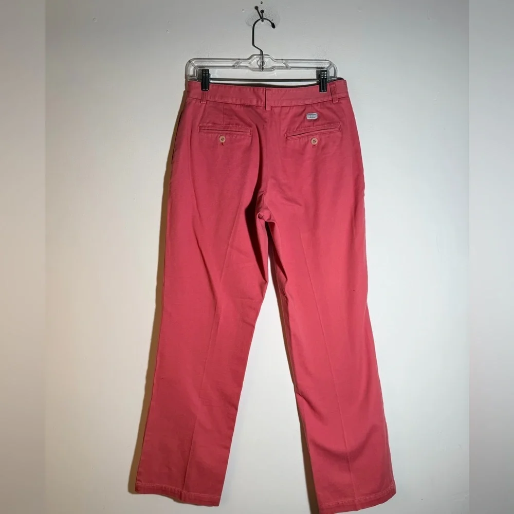 Vineyard Vines Cotton Twill Red Pants